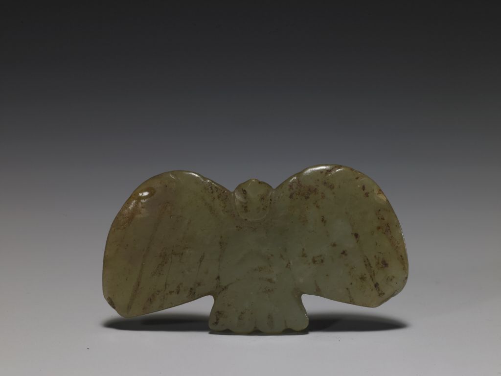 图片[1]-Jade owl-shaped pendant-China Archive